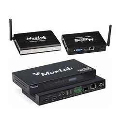 Equipos de video Mux Lab para salas de juntas, auditorios, negocios